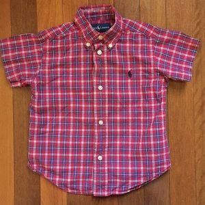 Ralph Lauren Shirts & Tops - Boys Button Down Short Sleeve 24 M Polo Ralph Lauren Shirts & Tops - Boys Button Down Short Sleeve 24 M Polo